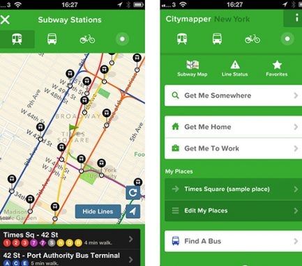 Приложение CityMapper