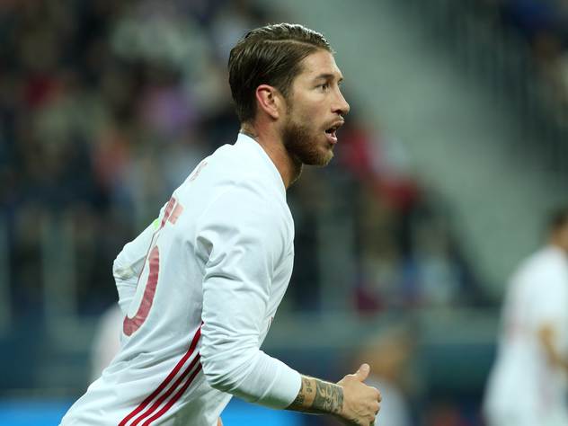 Испанский футболист Серхио Рамос.