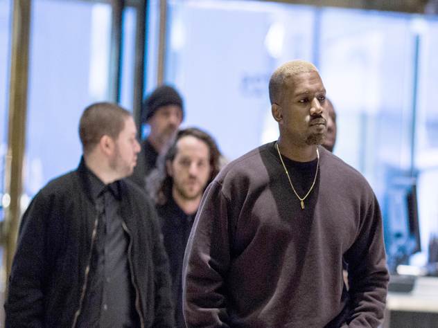 Известный американский рэпер Канье Уэст.