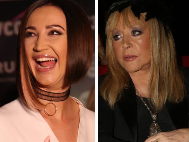 Телеведущая Ольга Бузова и певица Алла Пугачева