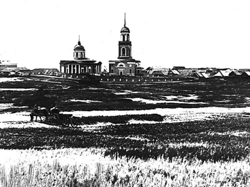 Вид на Троицкий собор Ставрополя-на-Волге, 1870-е. Фото: wikimedia.org