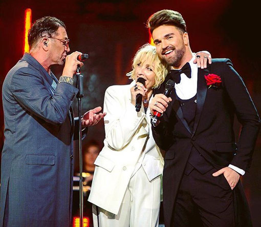 Григорий Лепс, Лайма Вайкуле и Александр Панайотов