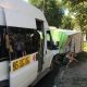 Микроавтобус маршрута № 95 врезался в грузовик саратовской кондитерской