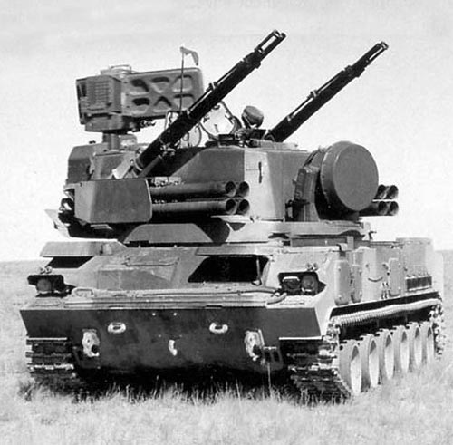 ЗРК «Тунгуска», оснащенный орудиями 2А38. Фото: wikipedia.org