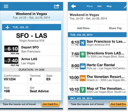 Приложение TripIt