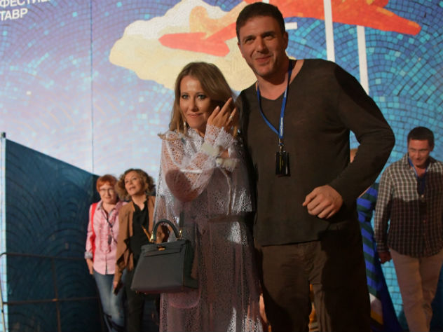 Ксения Собчак с мужем Максимом Виторганом