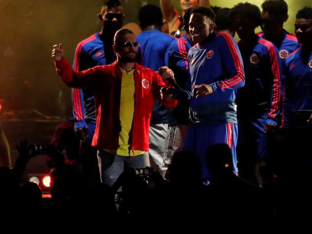 Колумбийский исполнитель мог спеть гимн Чемпионата