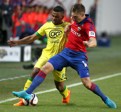 ЭБЕСИЛИО в матче «Анжи» - ЦСКА