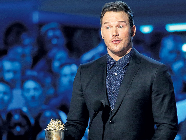 Накануне Пратт получил почетную награду MTV