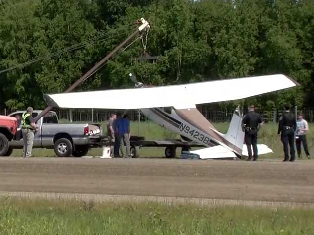 Над Аляской столкнулись два самолета