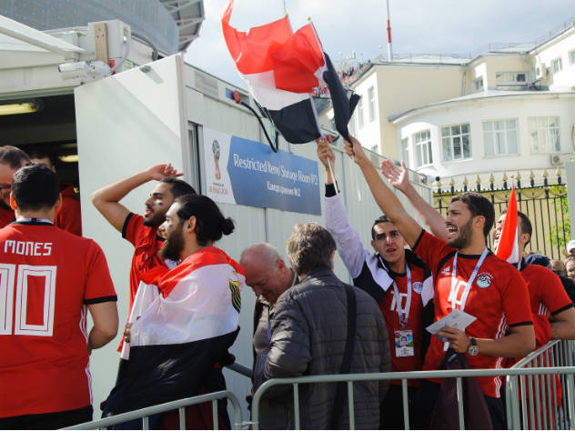 На игру Египта с Уругваем явилось всего 27 015 зрителей, притом что ранее было продано 32 278 билетов