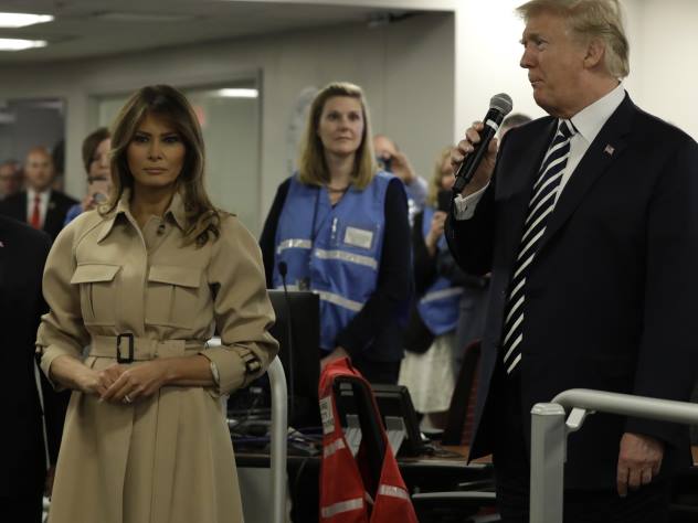 ПЕрвая леди США Мелания Трамп и президент Америки Дональд Трамп