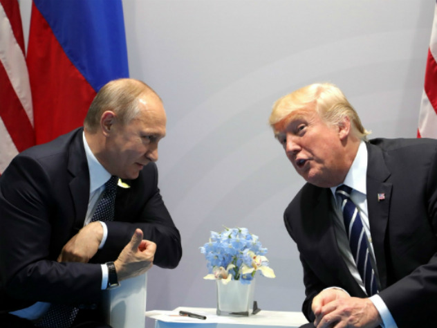 Встреча Путина и Трампа на полях саммита G20, июль 2017 г.