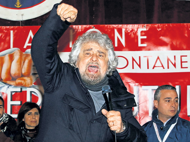 Основатель движения «Пять звезд» комик Беппе ГРИЛЛО