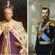 Слева: Портрет Георга V. Автор – Исаак Сноумен. Справа: Портрет Николая II. Автор – Эрнст Липгарт