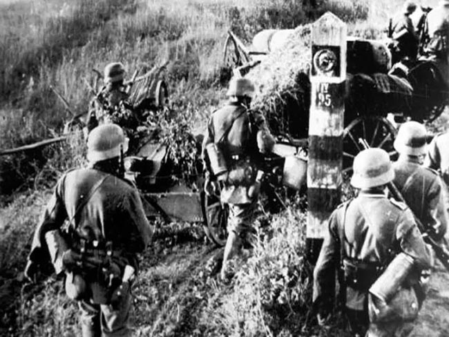 Войска вермахта пересекают границы Советского Союза 22 июня 1941 года