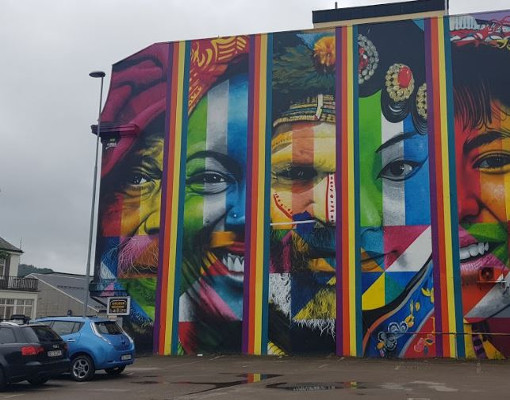 Граффити на жилых домах