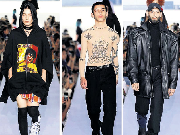 В Париже прошёл показ коллекции бренда Vetements