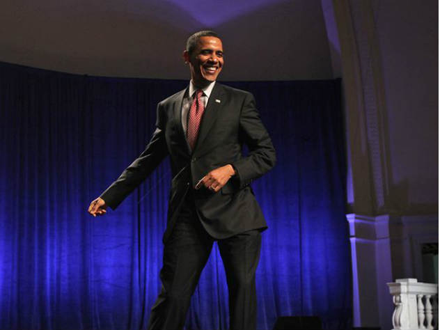 Обама танцует, Барак Обама