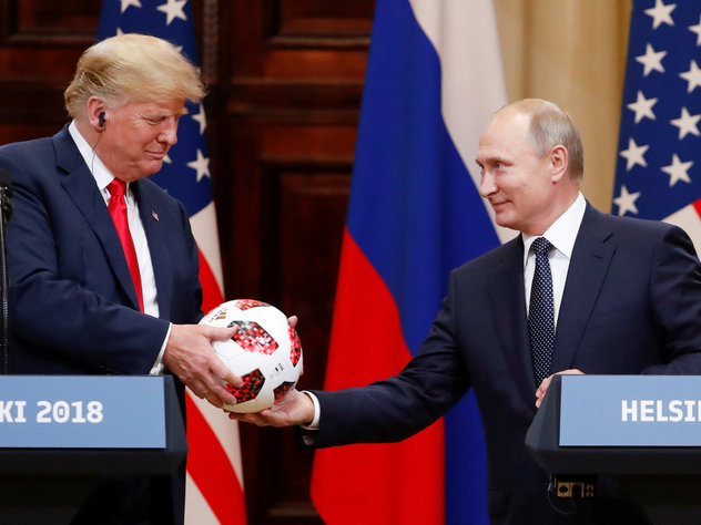 Мяч Путина проверила Секретная служба
