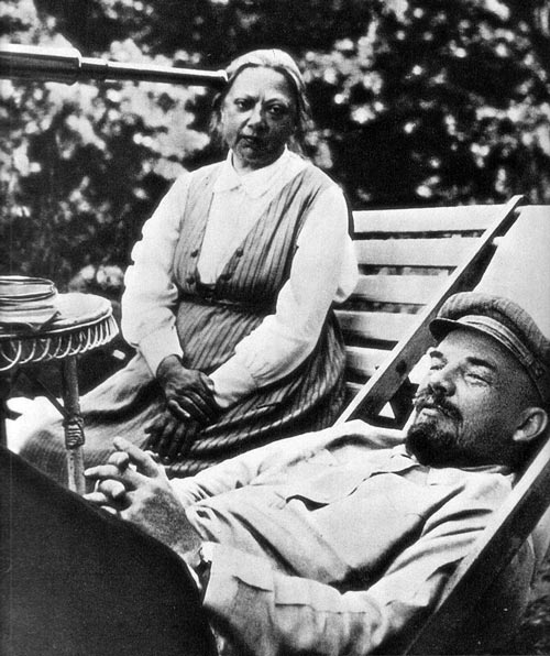 Ленин и Крупская, 1922 год. Источник: wikipedia