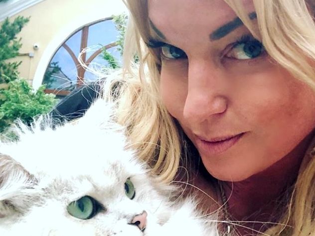 Волочкова и кот Лакки