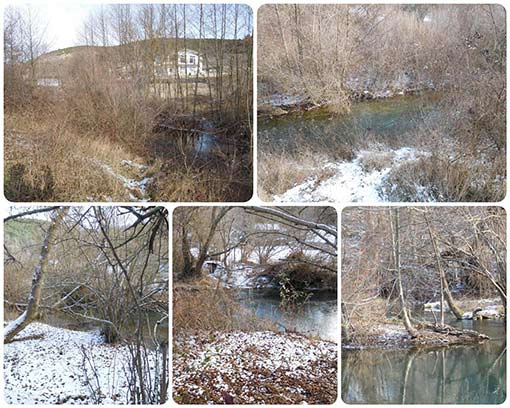 берегоукрепление реки в поселке Черноречье