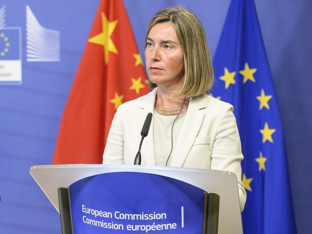 Федерика Могерини; украинский депутат оконфузился