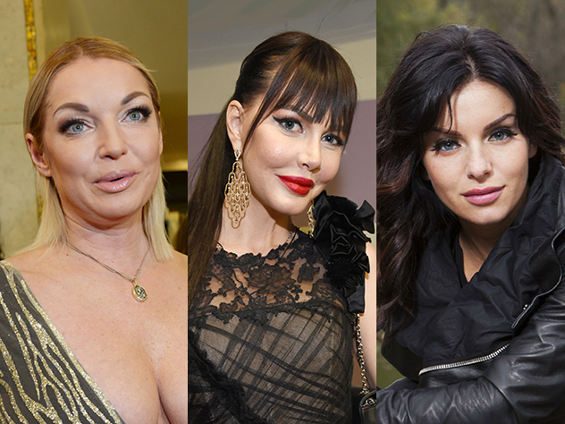 Анастасия Волочкова, Маша Малиновская и Юлия Волкова