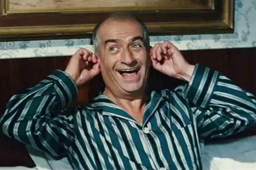 Луи де Фюнес в фильме «Фантомас»