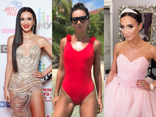 Бузова в красивых платьях