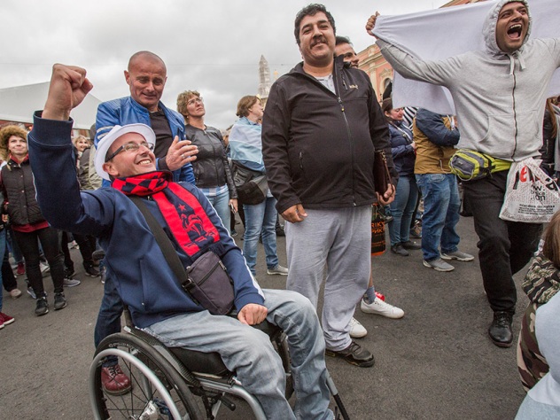 Людям с ограниченными возможностями комфортно на чемпионате мира.