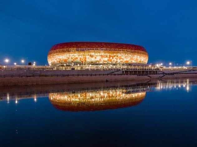 Футбольный стадион ЧМ-2018 в Саранске.
