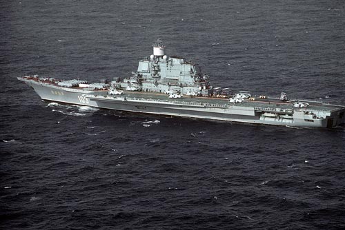 Российский авианосец «Адмирал Горшков». Источник: wikipedia.org