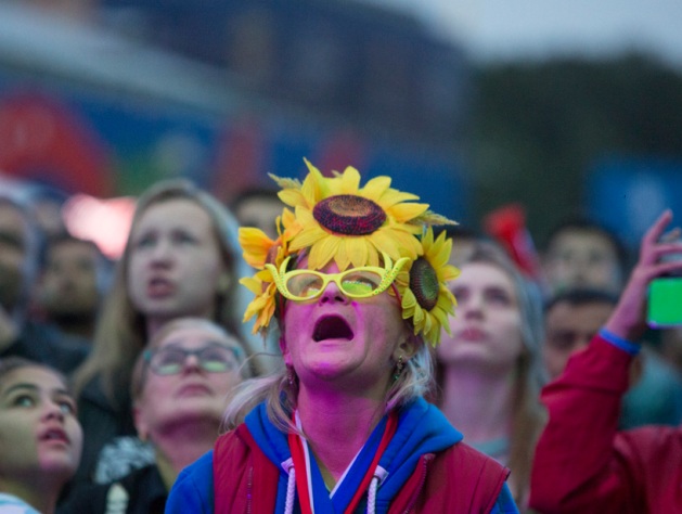 На полуфиналу было от чего разинуть рот. Фото: spb2018.com.