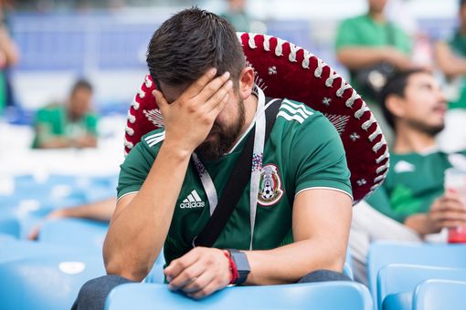 Фанат сборной Мексики на ЧМ-2018 - слёзы