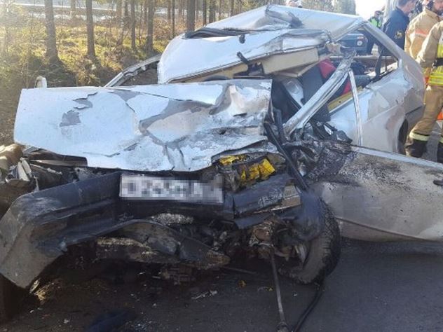 Страшная авария на трассе в Челябинской области