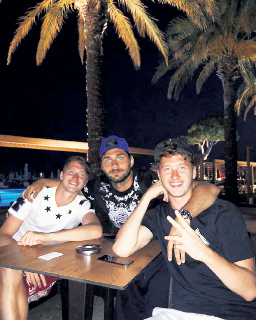 Антон Миранчук с Давидом Озмановым