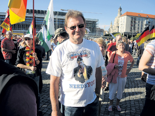 Восточные немцы поддерживают Россию