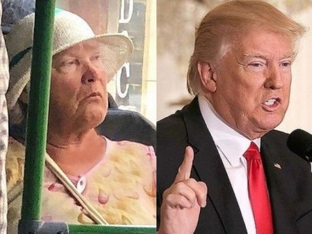 женщина, похожая на трампа, проехала в ростовском автобусе