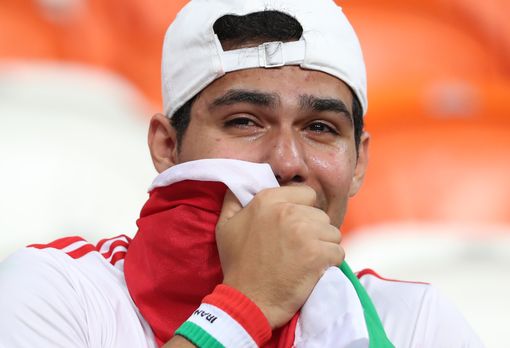Слёзы болельщика сборной Ирана