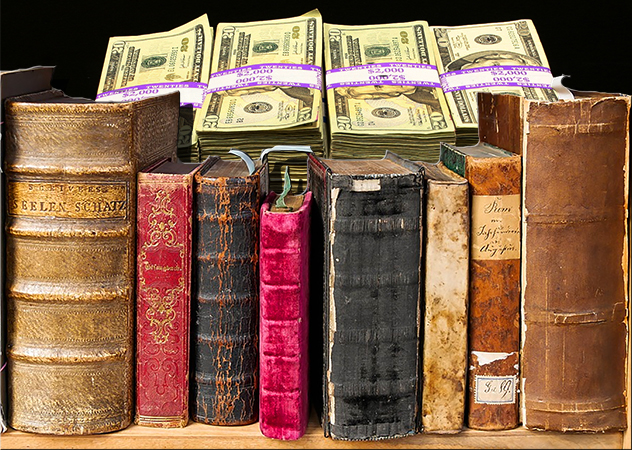 Библиотекарь из Пенсильвании за 20 лет вынес с работы редких книг на 8 миллионов долларов