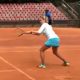Мария Максакова в короткой юбочке на теннисном корте ошеломила поклонников