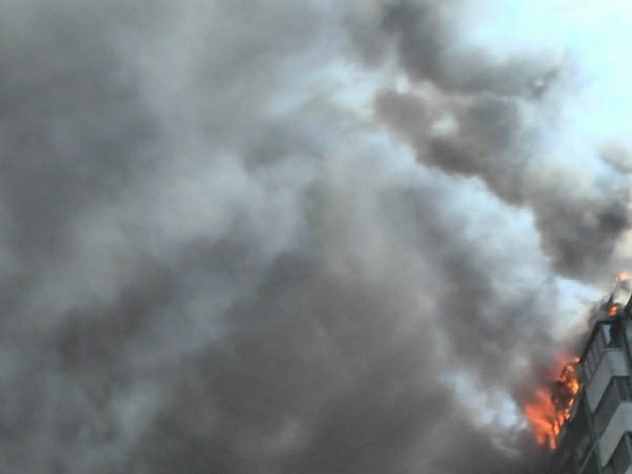 В Сочи случился крупный пожар