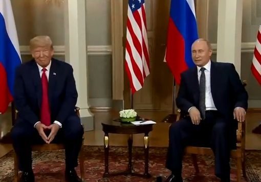 Путин и Трамп в Хельсинки