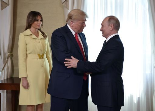 Путин, Дональд и Мелания Трамп