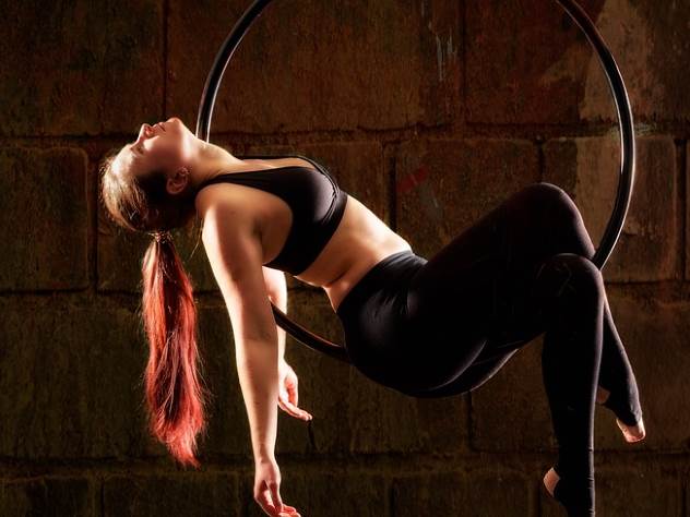 Опасный трюк в цирке