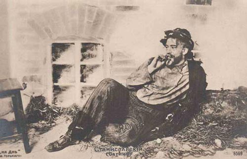 Станиславский в роли Сатина в пьесе Горького «На дне», 1904 год. Фото:Wikimedia.org