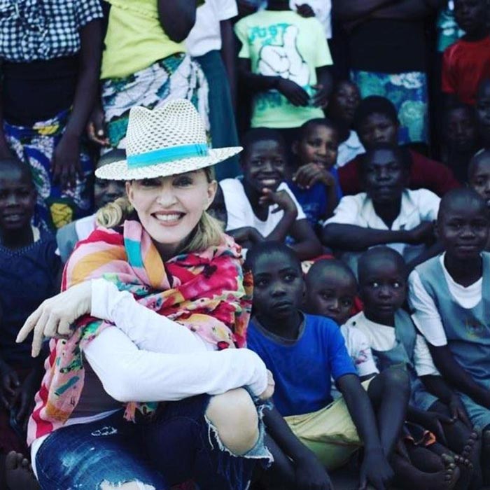 Мадонна в Малави, январь 2018. Фото: globallookpress.com