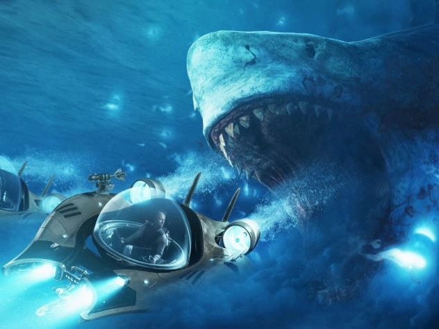 Кадр из фильма «Мег: Монстр глубины»